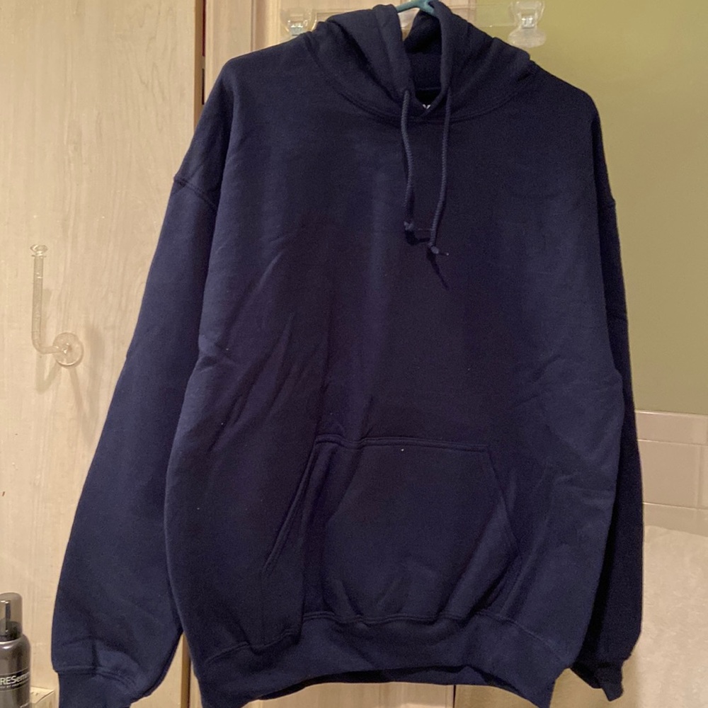 💙NWOT Gildan dry blend large hoodie new